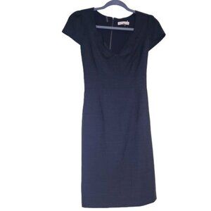Rebecca Taylor Wool Blend Sheath Dress‎ in Back - Size 8